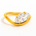 Horizon Marquise East-West Ring