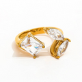 Elements Geometric Open Cuff Ring
