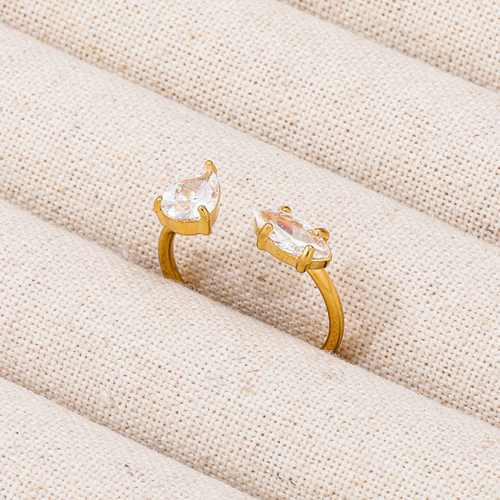 Aura Open Teardrop & Marquise Ring